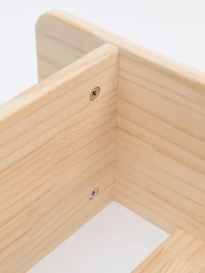 Custom Solid Pine Wood Desktop Bookshelf for Kids Tabletop Storage and Small Floor Bookcase - 4