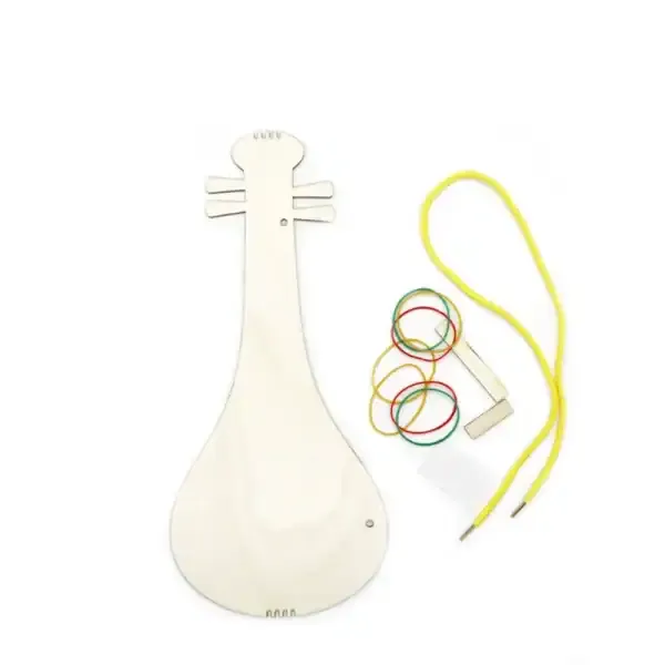 DIY Wooden Guitar Craft Kit for Kids – Painting and Decoration Set - Image 6