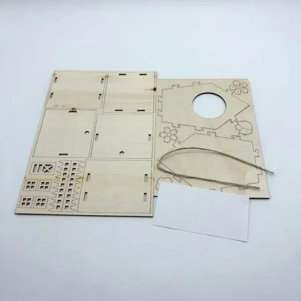 DIY Wooden Birdhouse Kit for Kids Painting and Assembly - Image 10
