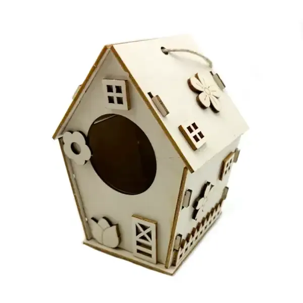 DIY Wooden Birdhouse Kit for Kids Painting and Assembly - Image 8