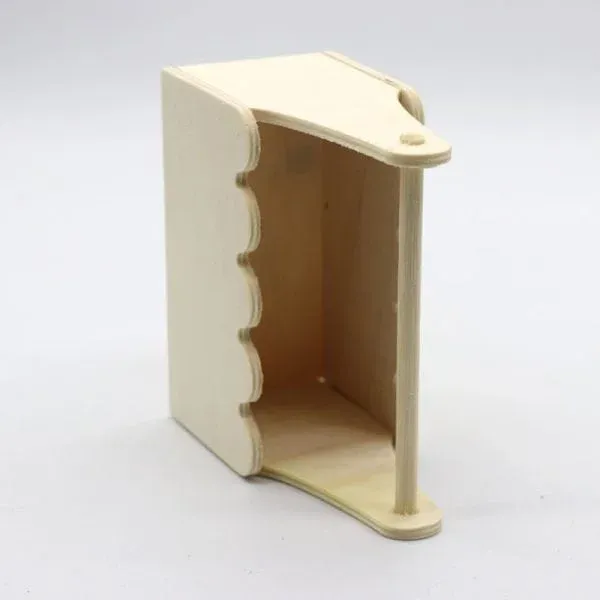 DIY Wooden Basket Blank for Kids Handcraft Painting and Clay Decoration – Mini Storage Box 12cm - Image 8
