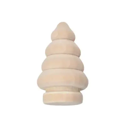 Wooden Christmas Tree and Snowman Figurines DIY Painting Craft Set - 5
