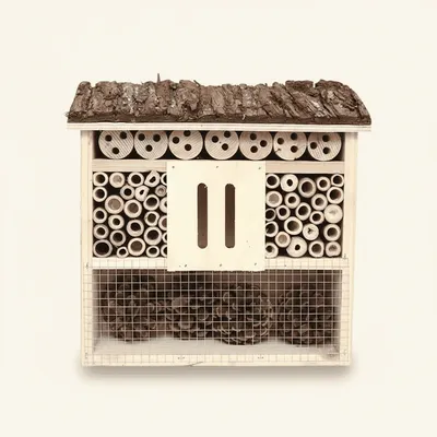 Wholesale Wooden Outdoor Garden Insect Hotel & Solid Wood Bug House - 7