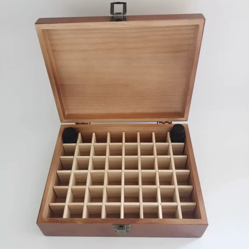 Wholesale 48 Grid Wooden Essential Oil Storage Box - Image 2
