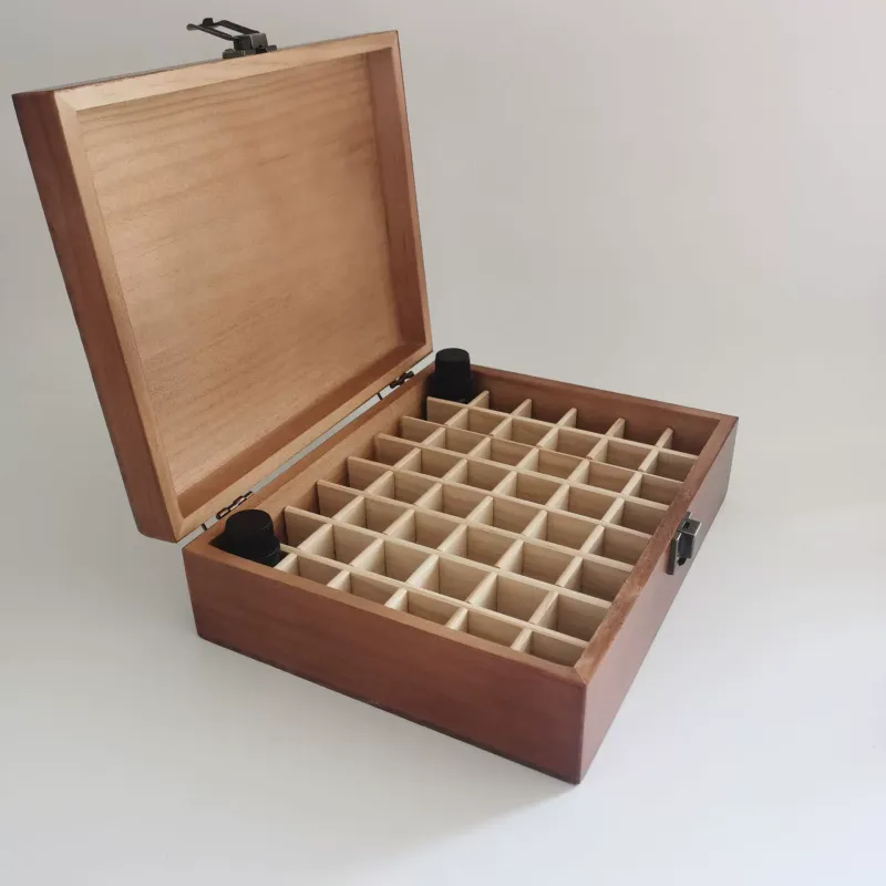 Wholesale 48 Grid Wooden Essential Oil Storage Box - Image 1