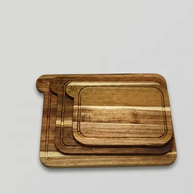 Wholesale Acacia Cutting Board with Juice Groove - 1