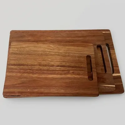 Wholesale Acacia Wood Cutting Board with Handle - 2