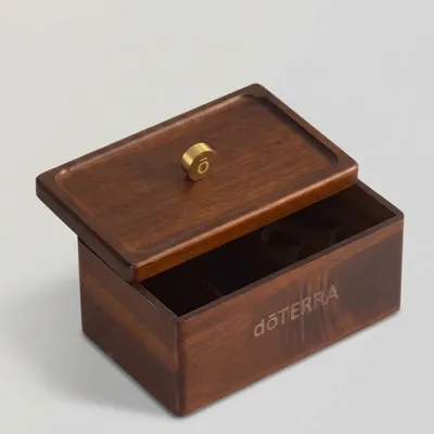 Custom Acacia Wood Essential Oil Storage Box - 1