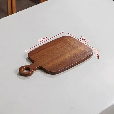 Custom Acacia Wood Steak Board with Handle - 3
