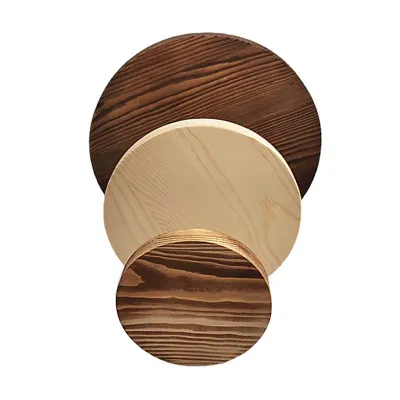 Wholesale Charred Pine Wood Discs - 4
