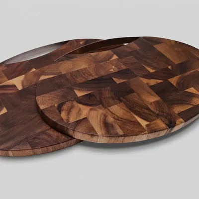 Wholesale Checkered Acacia Wood Chopping Board - 2