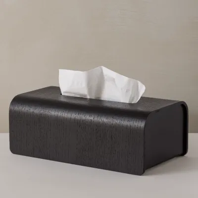 Wholesale Curved Wood Tissue Box Cover - 2