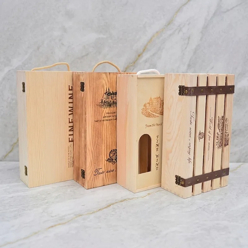 Made to Order Double Bottle Wooden Wine Box - Image 2