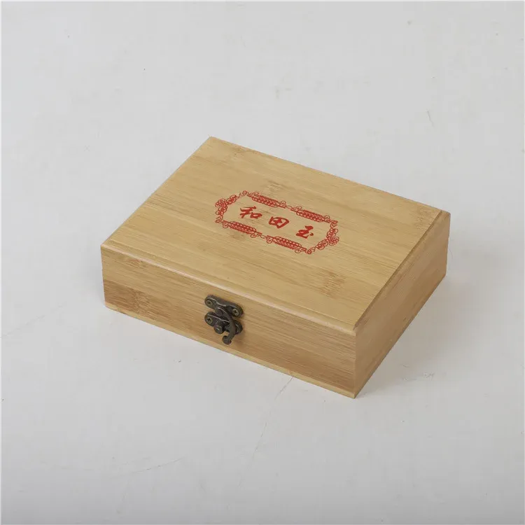 Wholesale Hinged Bamboo Storage Box with Clasp - Image 1
