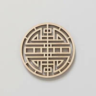 Wholesale Hollow Round Wooden Window Grille Slices | Custom Manufacturing - 2