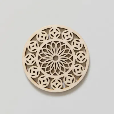 Wholesale Hollow Round Wooden Window Grille Slices | Custom Manufacturing - 7