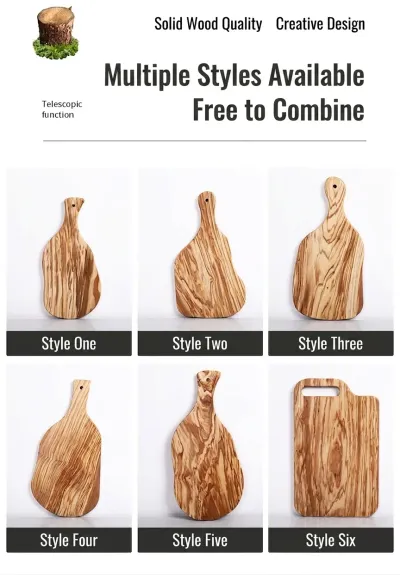 Wholesale Irregular Olive Wood Cutting Board | Custom Manufacturing - 2