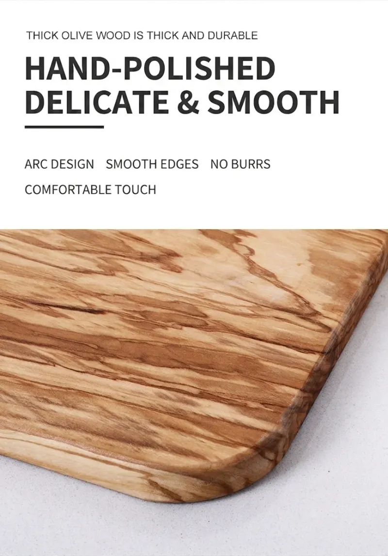 Wholesale Irregular Olive Wood Cutting Board | Custom Manufacturing - Image 3