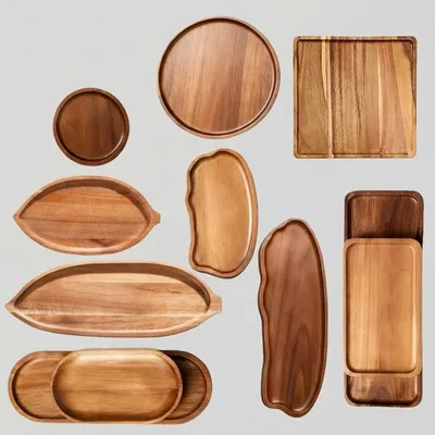 Wholesale Japanese Style Acacia Wood Tray | OEM Manufacturer