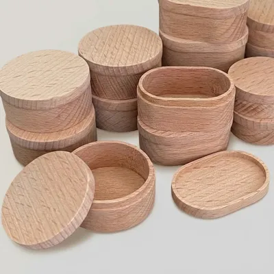 Wholesale Miniature Solid Wood Boxes for Dollhouses - 2