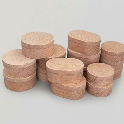Wholesale Miniature Solid Wood Boxes for Dollhouses - 1