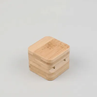 Custom Natural Bamboo Jewelry Box with Mirror | OEM Manufacturer