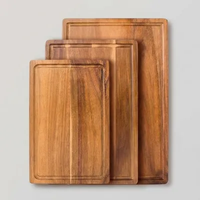 Wholesale Solid Acacia Wood Cutting Board - 1