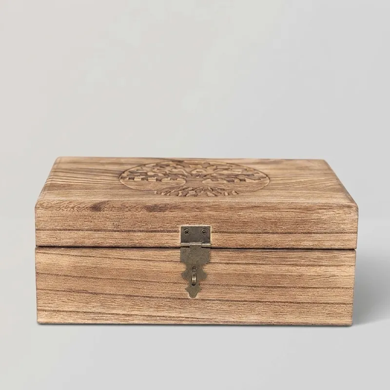 Custom Tree of Life Wooden Keepsake Box - Image 2
