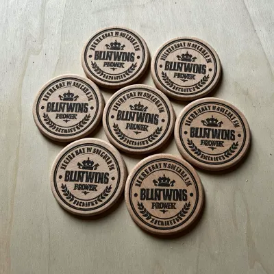 Wholesale Unfinished Beech Wood Round Discs - 2