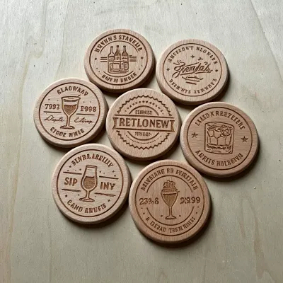 Wholesale Unfinished Beech Wood Round Discs