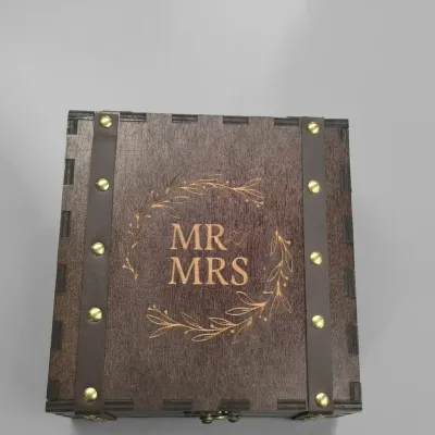 Bespoke Vintage Wooden Keepsake Gift Box - 3
