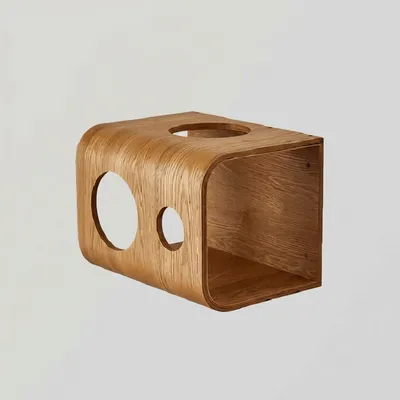 Wholesale Wall-Mounted Bentwood Cat House and Climbing Shelves | Custom Manufacturing - 4