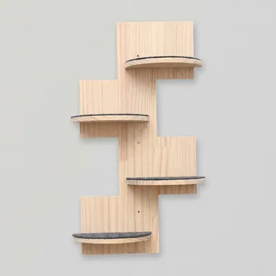 Wholesale Wall-Mounted Wooden Cat Climbing Steps