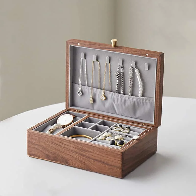 Premium Walnut Jewelry Boxes