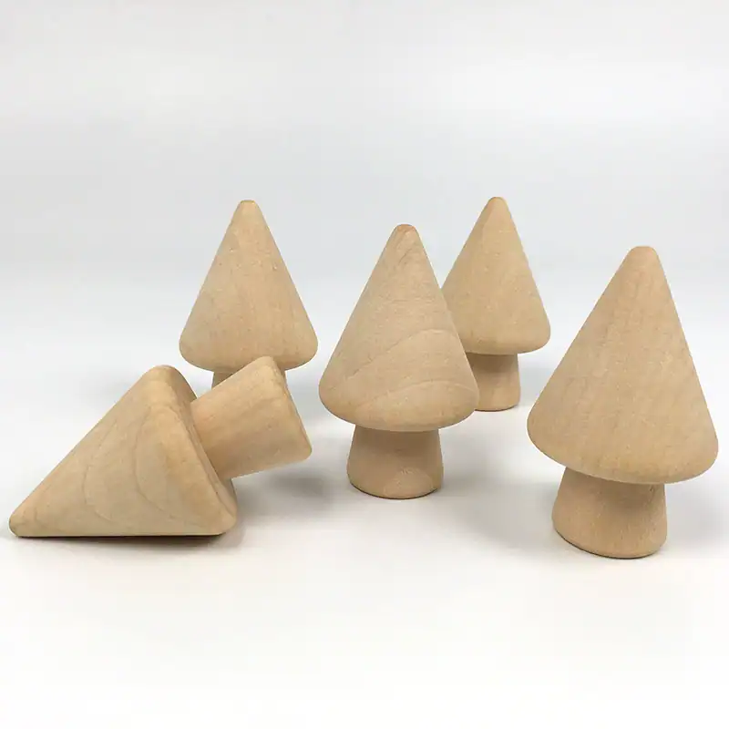 Solid Wood Wooden Blank Tree for DIY Painting Crafts & Creative Desktop Decor