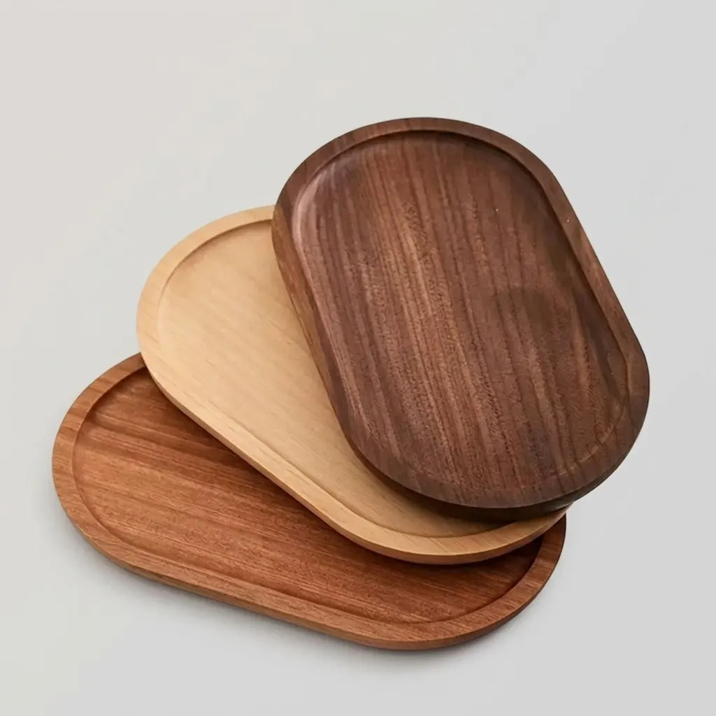 Wholesale Oval Wooden Serving Tray | Custom Manufacturing
