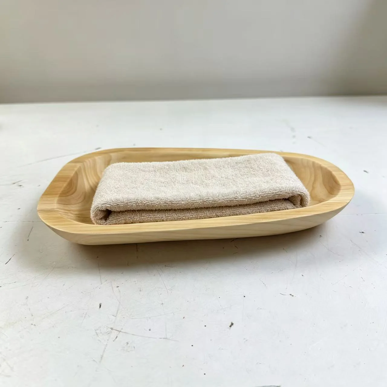 Wholesale Shallow Solid Wood Serving Tray | Custom Manufacturing